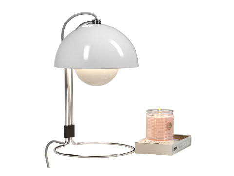 Flower Pot lamp relaxing decoration set with candles Modèle 3D