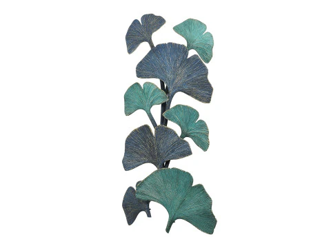 Composi??o de escultura decorativa de parede de ginkgo Modelo 3D