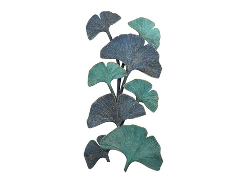 Composi??o de escultura decorativa de parede de ginkgo Modelo 3D