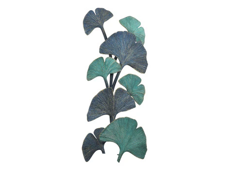 Composi??o de escultura decorativa de parede de ginkgo Modelo 3D