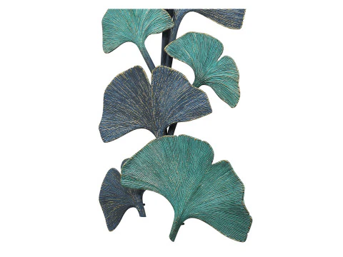 Composi??o de escultura decorativa de parede de ginkgo Modelo 3D