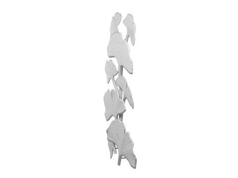 Composi??o de escultura decorativa de parede de ginkgo Modelo 3D