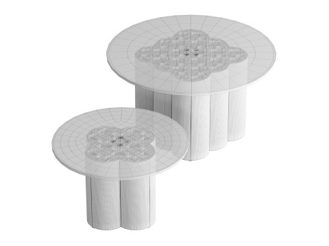 Modular Aluminum Profile Table 3D Model