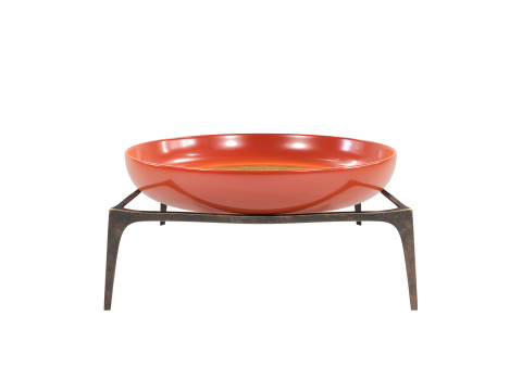 Hammered Bronze Coffee Table 3D Model
