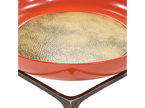 Hammered Bronze Coffee Table 3D Model