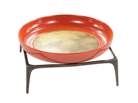 Hammered Bronze Coffee Table 3D Model