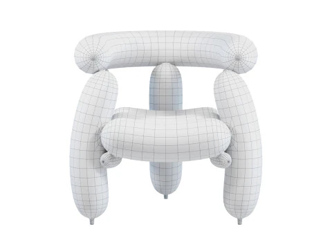 Balloon Armchair 3D Model