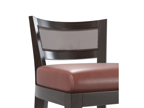 Bechwood Bar Stool Model 3D