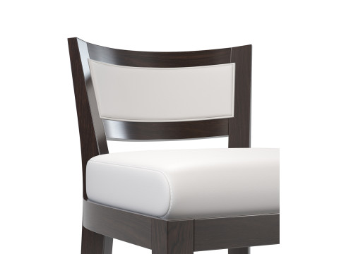 Bechwood Bar Stool Model 3D