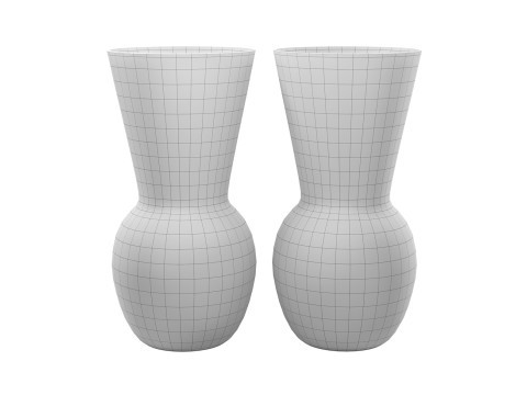Picasso Decorative Vases 3D Модель