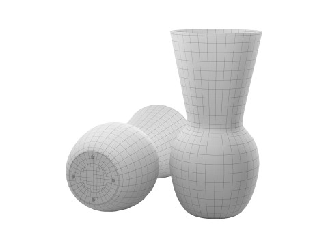Picasso Decorative Vases 3D Модель