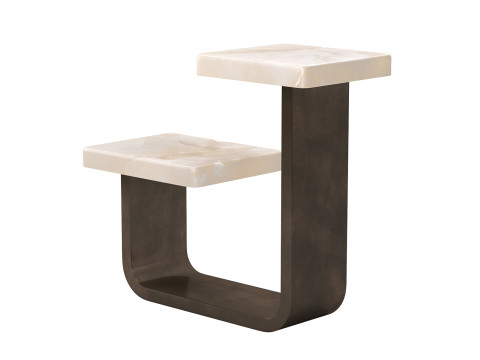 Rift Gueridon - Side - End Table Modelo 3D