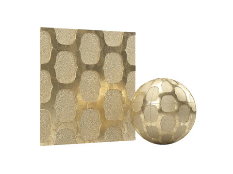 Seashell Wall Cover Panels - Tiles 3D Model