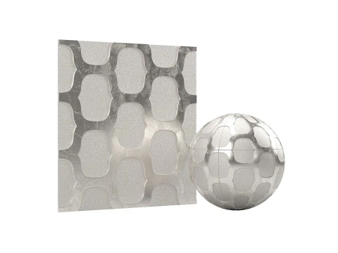 Seashell Wall Cover Panels - Tiles 3D Model