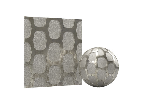 Seashell Wall Cover Panels - Tiles 3D 모델