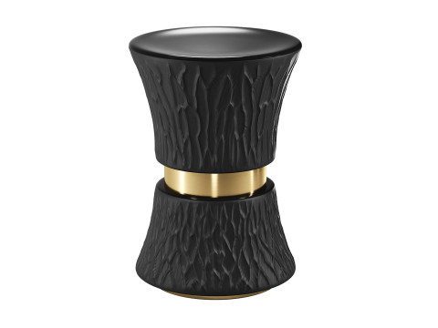 Hand Carved Stool - Side Table 3D मॉडल