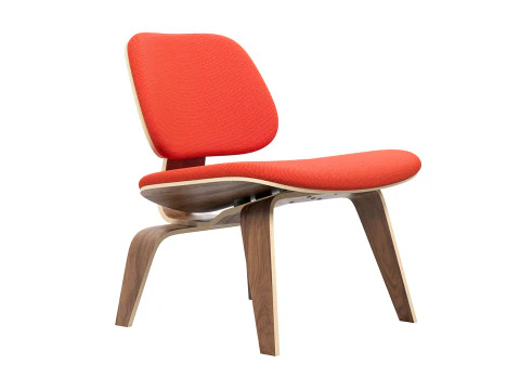 Molded Plywood Padded Lounge Chair 3D Model