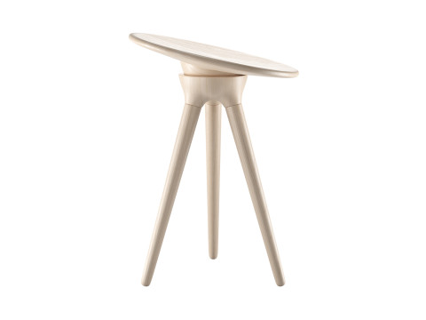 Solid Wood Maple Stool 3D Model