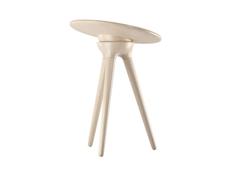 Masif Ahşap Ak&ccedil;aağa&ccedil; Tabure 3D Model