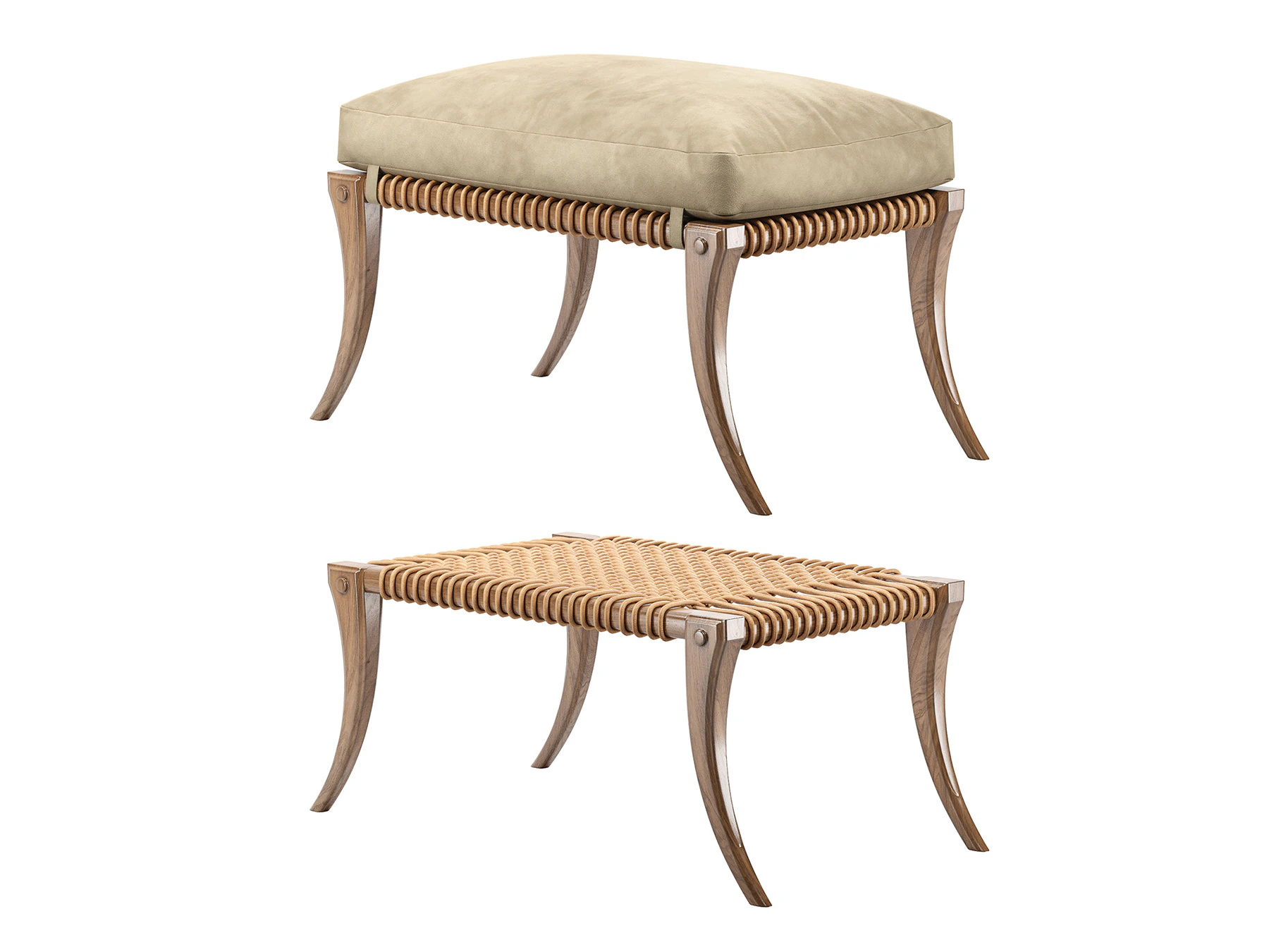 Klismos - Panca Ares Modello 3D .c4d .max .obj .3ds .fbx .stl .blend