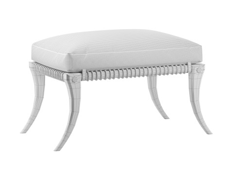Klismos - Ares Bench Seat 3D Model