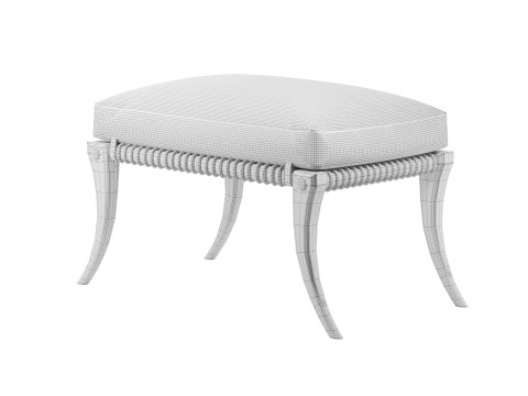 Klismos - Ares Bench Seat 3D Model