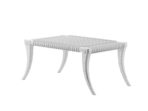 Klismos - Ares Bench Seat 3D Model