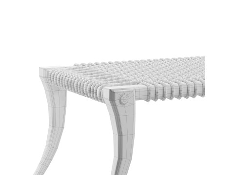 Klismos - Ares Bench Seat 3D Model