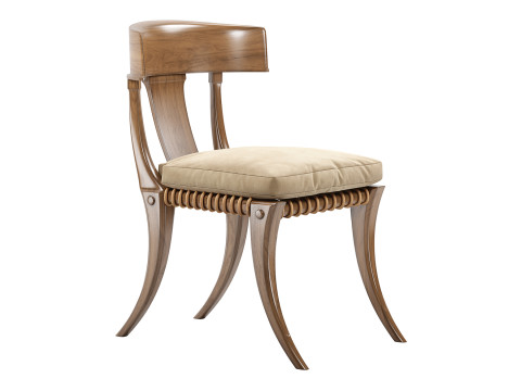 Klismos - Ares Side Chair 3D Modell