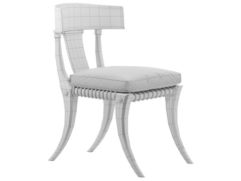 Klismos - Ares Side Chair 3D 모델