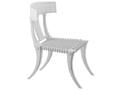 Klismos - Ares Side Chair 3D 모델