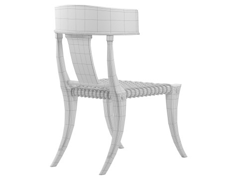 Klismos - Ares Side Chair 3D 모델