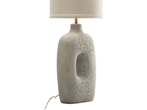 Hand-built stoneware Table Lamp n 429 3D Model