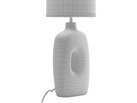 Hand-built stoneware Table Lamp n 429 3D Model