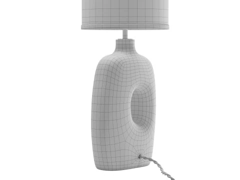 Hand-built stoneware Table Lamp n 429 3D Model