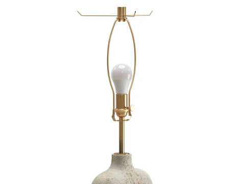 Hand-built stoneware Table Lamp n 429 3D Model
