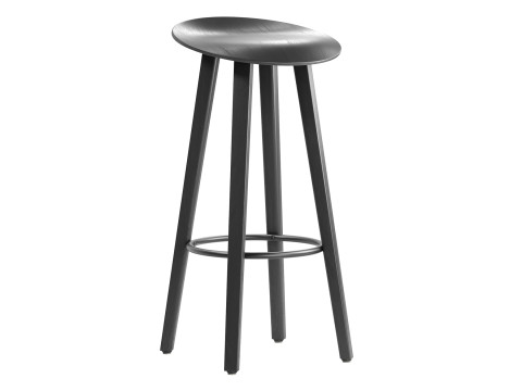 Minimal Plywood Bar Stool 3D Modell