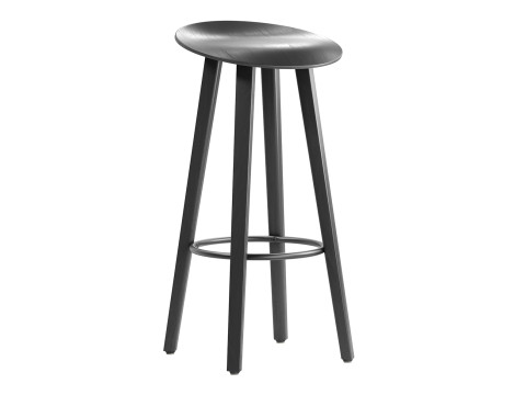 Minimal Plywood Bar Stool 3D 모델