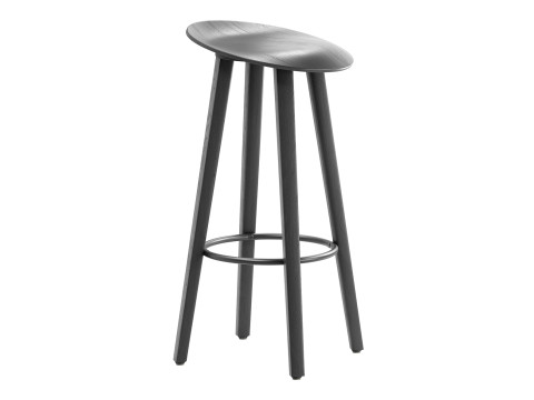Minimal Plywood Bar Stool 3D 모델