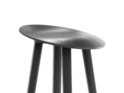 Minimal Plywood Bar Stool 3D 모델