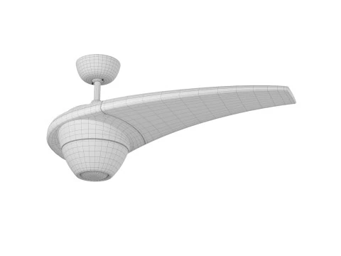 Soyut Halojen Tavan Vantilat&ouml;r&uuml; 3D Model