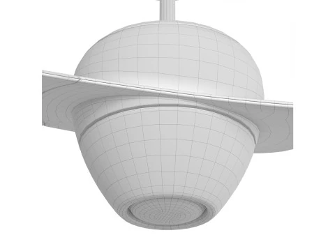 Soyut Halojen Tavan Vantilat&ouml;r&uuml; 3D Model