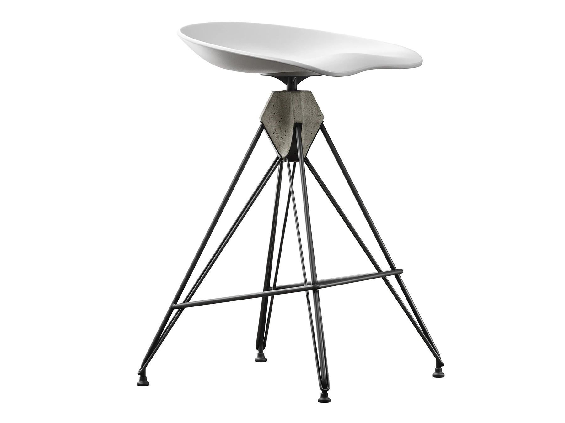 Sgabello da bar ispirato a Kahn Modello 3D .c4d .max .obj .3ds .fbx .stl .blend 