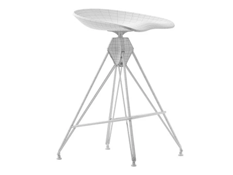 Sgabello da bar ispirato a Kahn Modello 3D