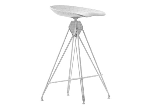 Kahn Inspired Bar Stool 3D 모델