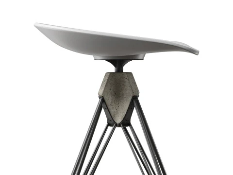 Sgabello da bar ispirato a Kahn Modello 3D