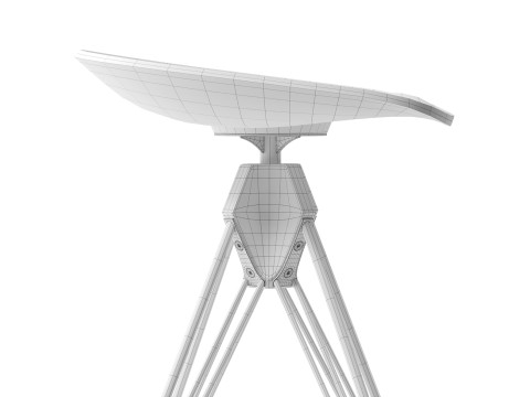 Kahn Inspired Bar Stool 3D 모델