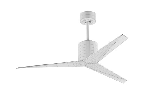 Poligonal Style Ceiling Fan 3D 모델