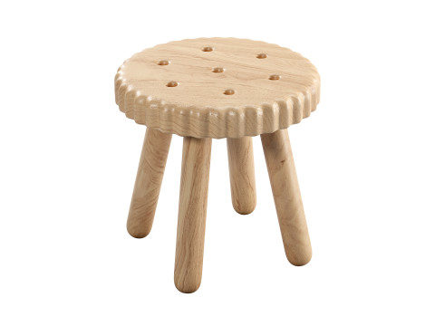 Ritz biscuit shaped stool 3D Modell