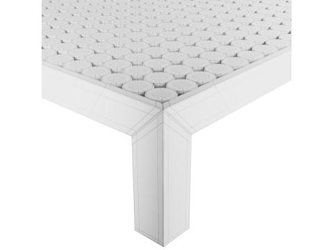 Nature Inspired Artisanal Coffee Table 3D Model